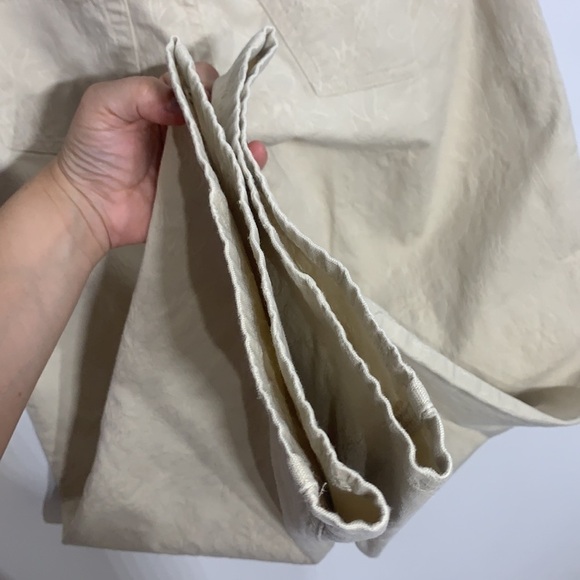 Womyn Bone brocade Straight Leg Chic Pants Women 6 tan - Picture 7 of 7